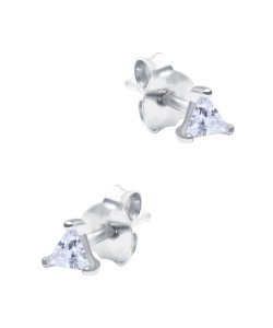Shining CZ Crystal Silver Stud Earring STS-3755